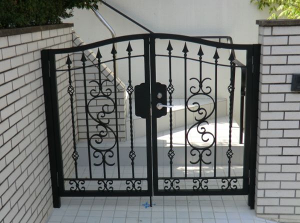 Tek kanat bahçe kapısı modeli BK-002